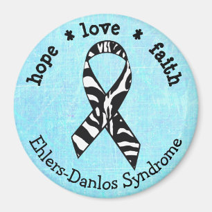 Blue Zebras EDS Ehlers-Danlos syndrome Magnet