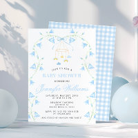 Bluebell Blue Spring Flower Baby Boy Shower