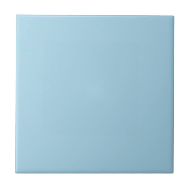 Bluebell Blue Square Kitchen and Bathroom Ceramic  Ceramic Tile (Front)