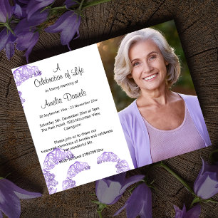Bluebell Celebration of Life Card photo
