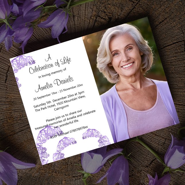 Bluebell Celebration of Life Card photo (Creator Uploaded)