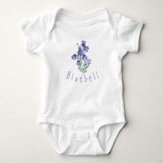 Bluebell Flowers Baby Bodysuit