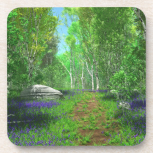 Bluebell Light Cork Coaster