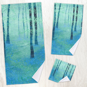 Bluebell Woodland Bath Towel Set