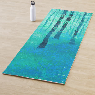 Bluebell Woodland Paiinting Yoga Mat