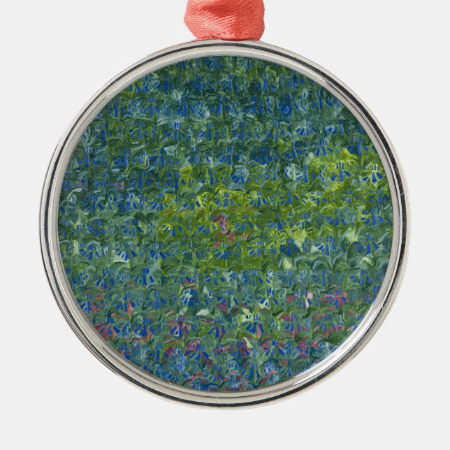 Bluebells 2012 metal ornament (Front)
