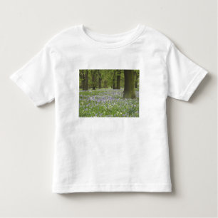 Bluebells and Oak Trees in Spring, Little Hagley Toddler T-Shirt