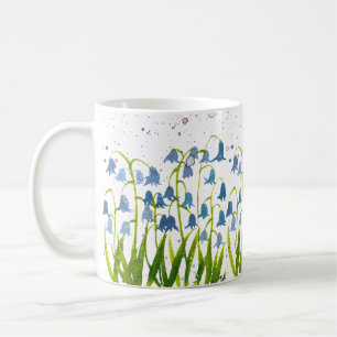 Bluebells Blue floral Nature Botanical Pretty Coffee Mug