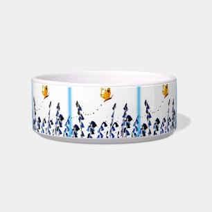 Bluebells Butterfly Floral Bowl