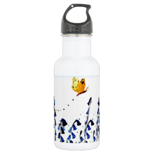 Bluebells Butterfly Spring Floral 532 Ml Water Bottle