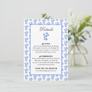 Bluebells Flower Enclosure Card