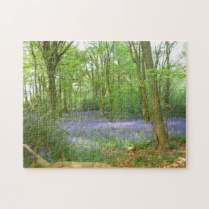 Bluebells in Woods Jigsaw Puzzle