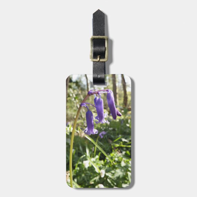 Bluebells Luggage Tag (Front Vertical)