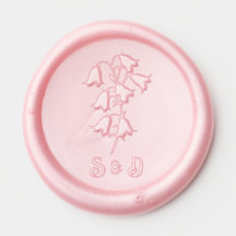 Bluebells Wax Seal Envelope Stickers