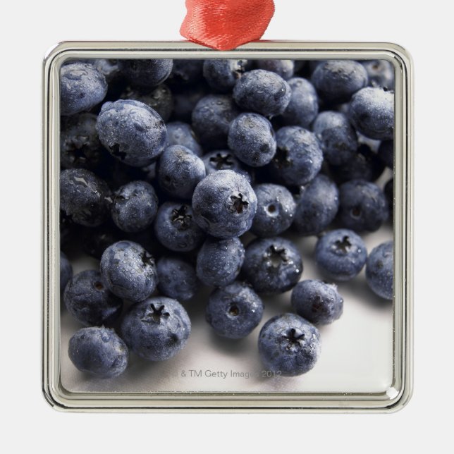 Blueberries 2 metal tree decoration (Front)