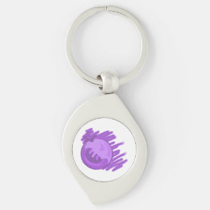 Blueberries and Cream Electrinics Key Ring