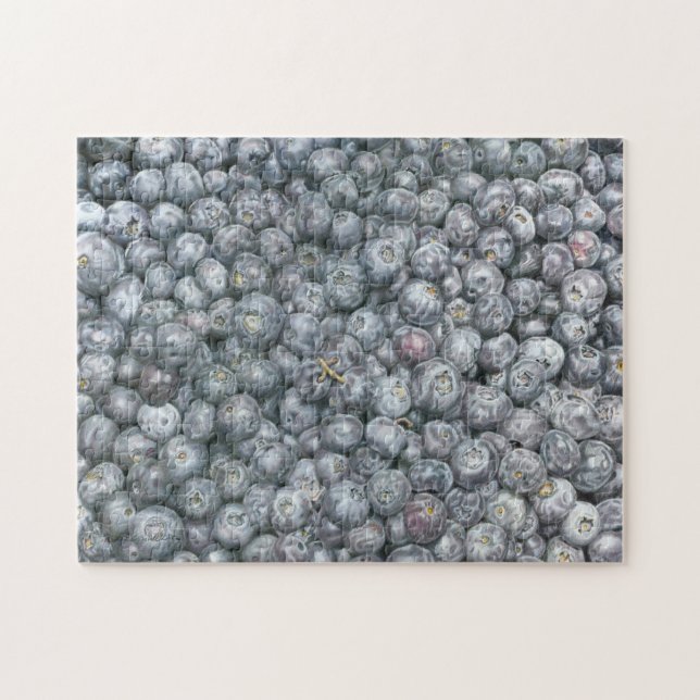 Blueberries Art Jigsaw Puzzle (Horizontal)