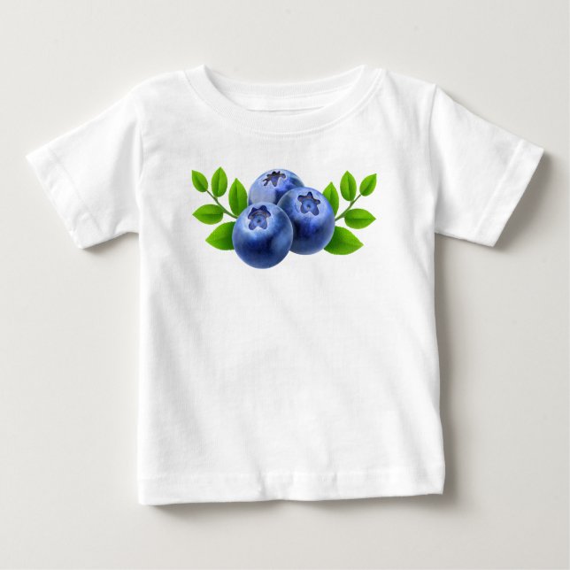 Blueberries Baby T-Shirt (Front)