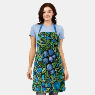 Blueberries Blueberry Farm Blue                    Apron