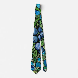 Blueberries Blueberry Farm Blue Tie