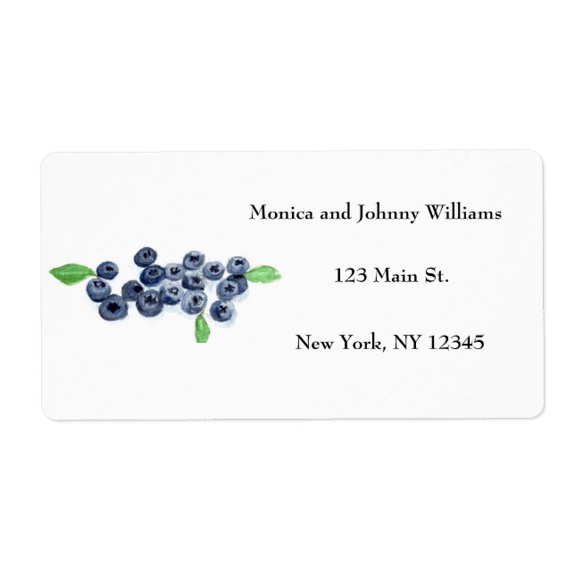 Blueberries Blueberry Fruit Fresh nature wedding (Front)