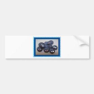 blueberries bumper sticker