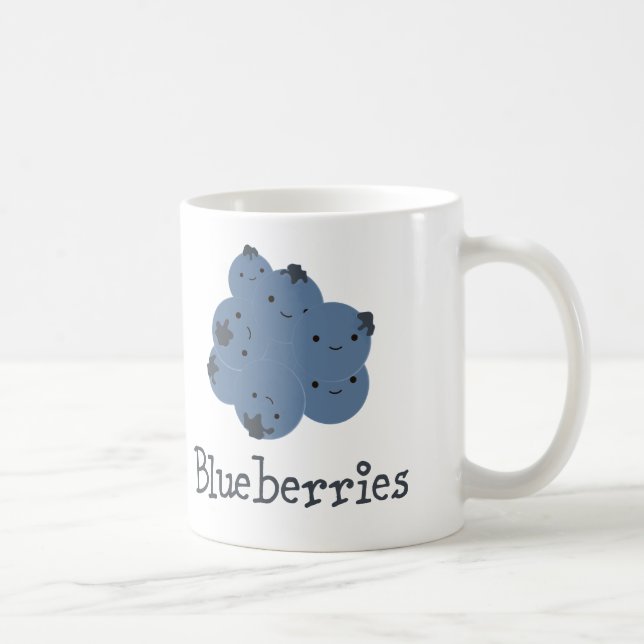 Blueberries Coffee Mug (Right)