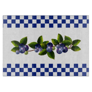 Blueberries  cutting board