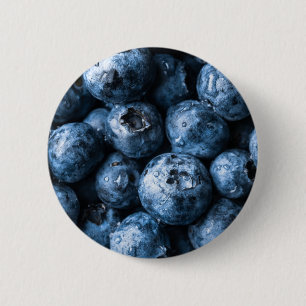Blueberries Fruit 6 Cm Round Badge