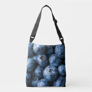 Blueberries Fruit Crossbody Bag