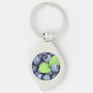 Blueberries Key Ring