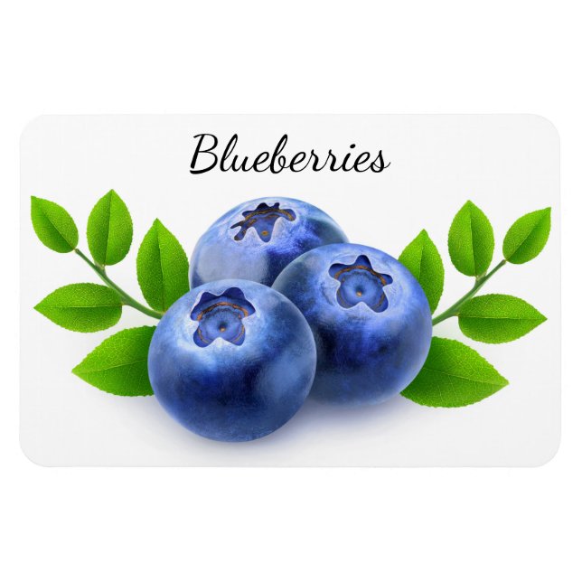 Blueberries Magnet (Horizontal)