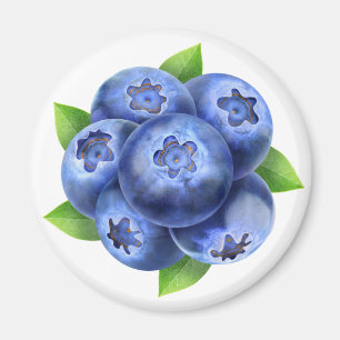 Blueberries Magnet