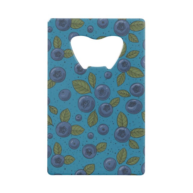 Blueberries on blue (Front)