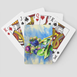 Blueberries Playing Cards