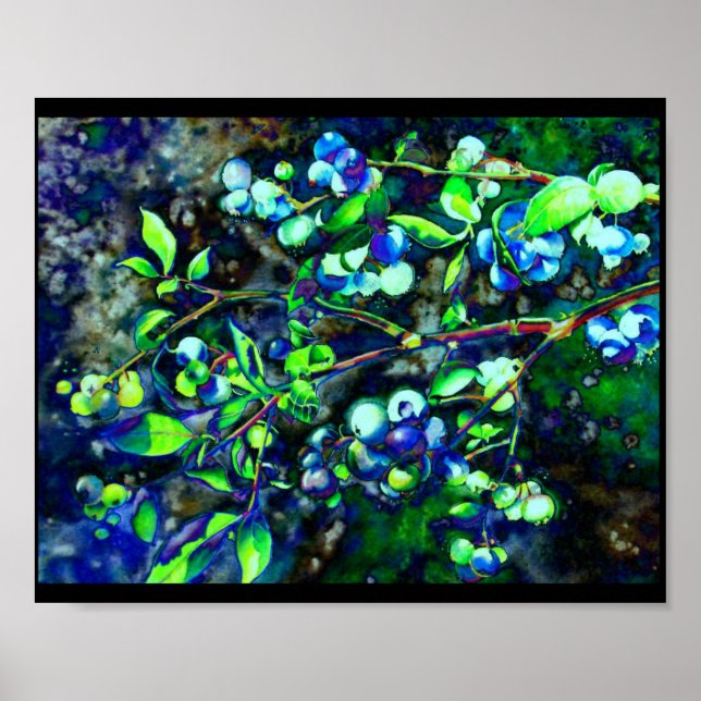 Blueberries  poster (Front)