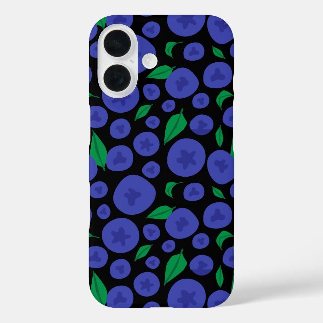Blueberries Seamless Pattern Case-Mate iPhone Case (Back)