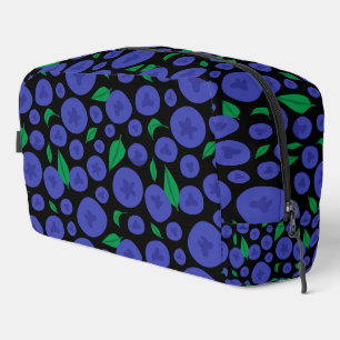 Blueberries Seamless Pattern Dopp Kit