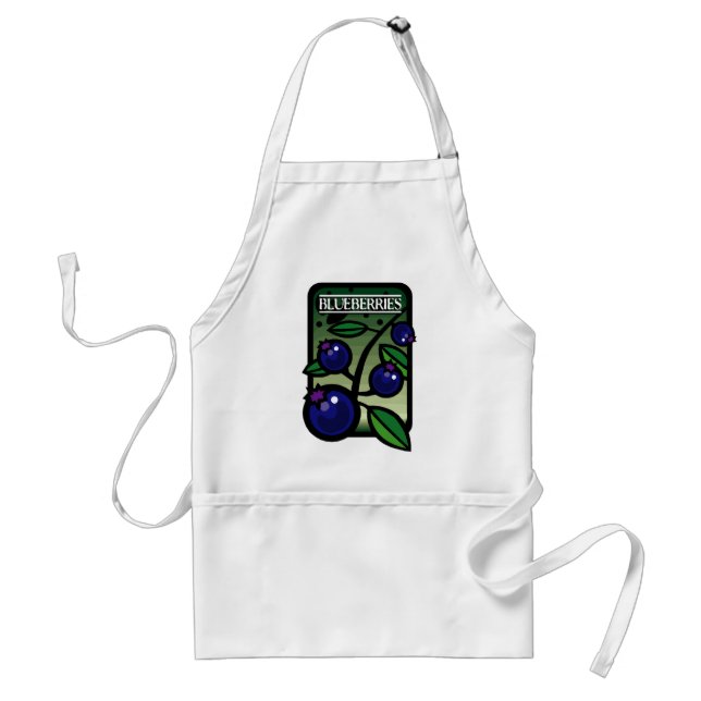 Blueberries Standard Apron (Front)