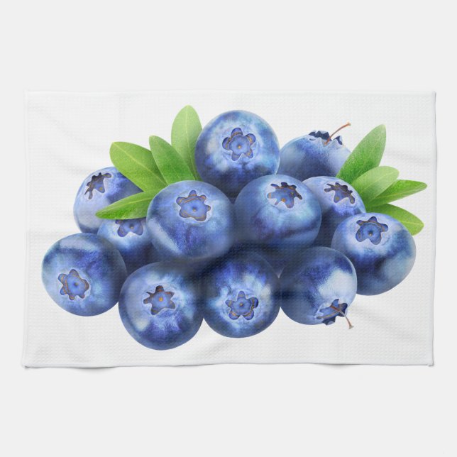Blueberries Tea Towel (Horizontal)