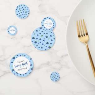 Blueberry 1st Birthday Berry First Confetti