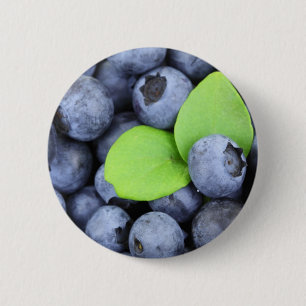 BLUEBERRY 6 CM ROUND BADGE