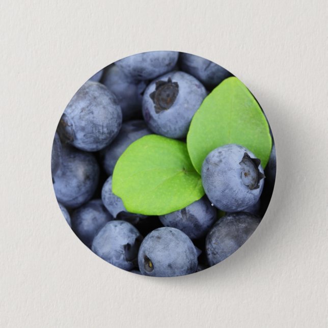 BLUEBERRY 6 CM ROUND BADGE (Front)