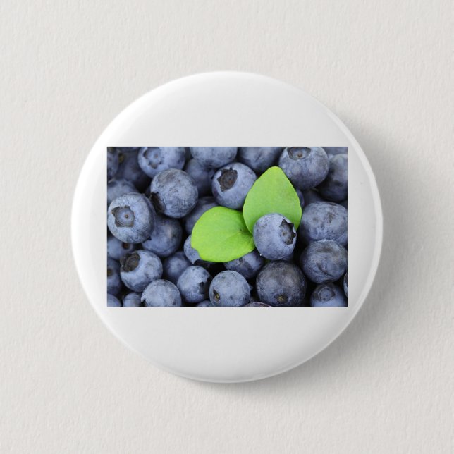 BLUEBERRY 6 CM ROUND BADGE (Front)