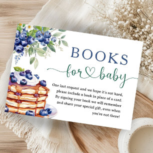 Blueberry Baby Brunch Baby Shower Books For Baby Enclosure Card