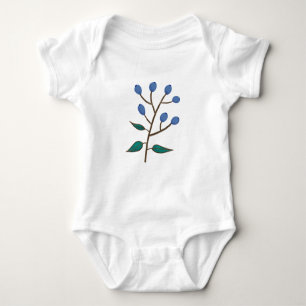 Blueberry Baby One Piece Baby Bodysuit