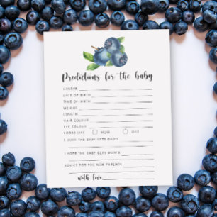 Blueberry - baby predictions and advice