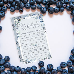 Blueberry Baby Shower Bingo Game