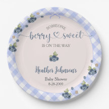 Blueberry Berry Sweet Baby Boy Baby Shower