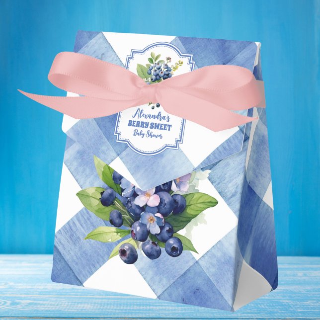 Blueberry Berry Sweet Baby Shower Favour Box (Creator Uploaded)